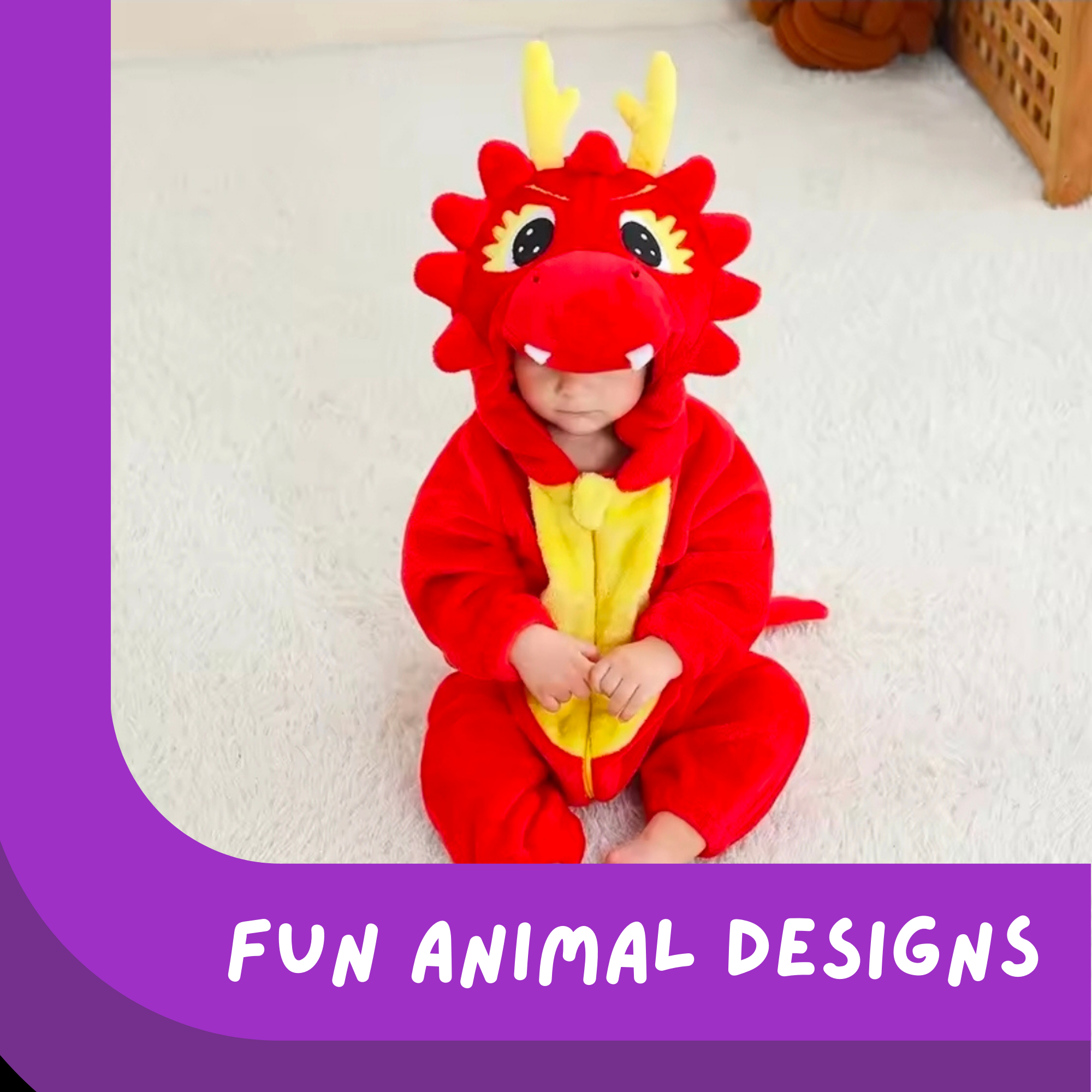 LittleBeats Red Dragon Onesie