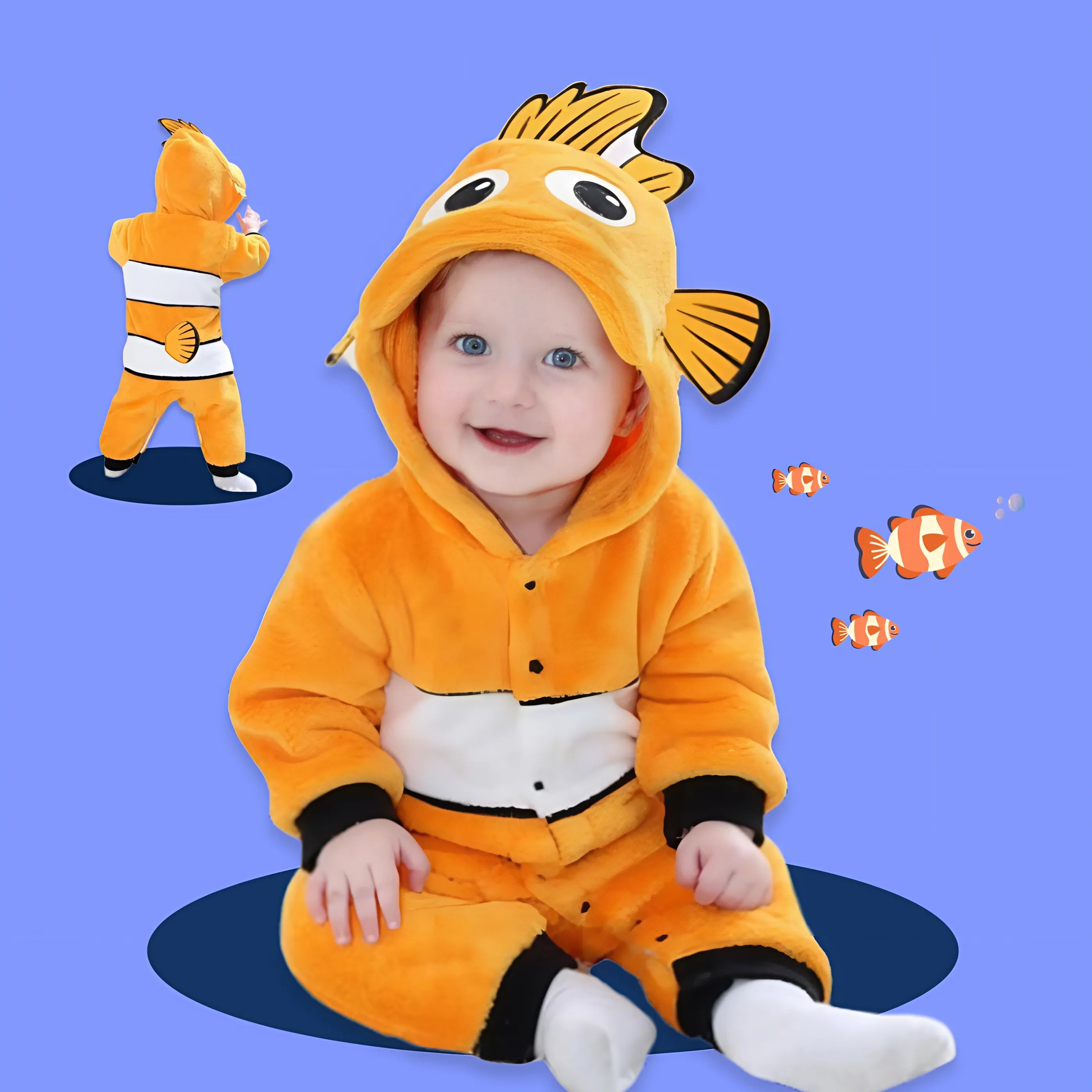 LittleBeats Clown Fish Onesie