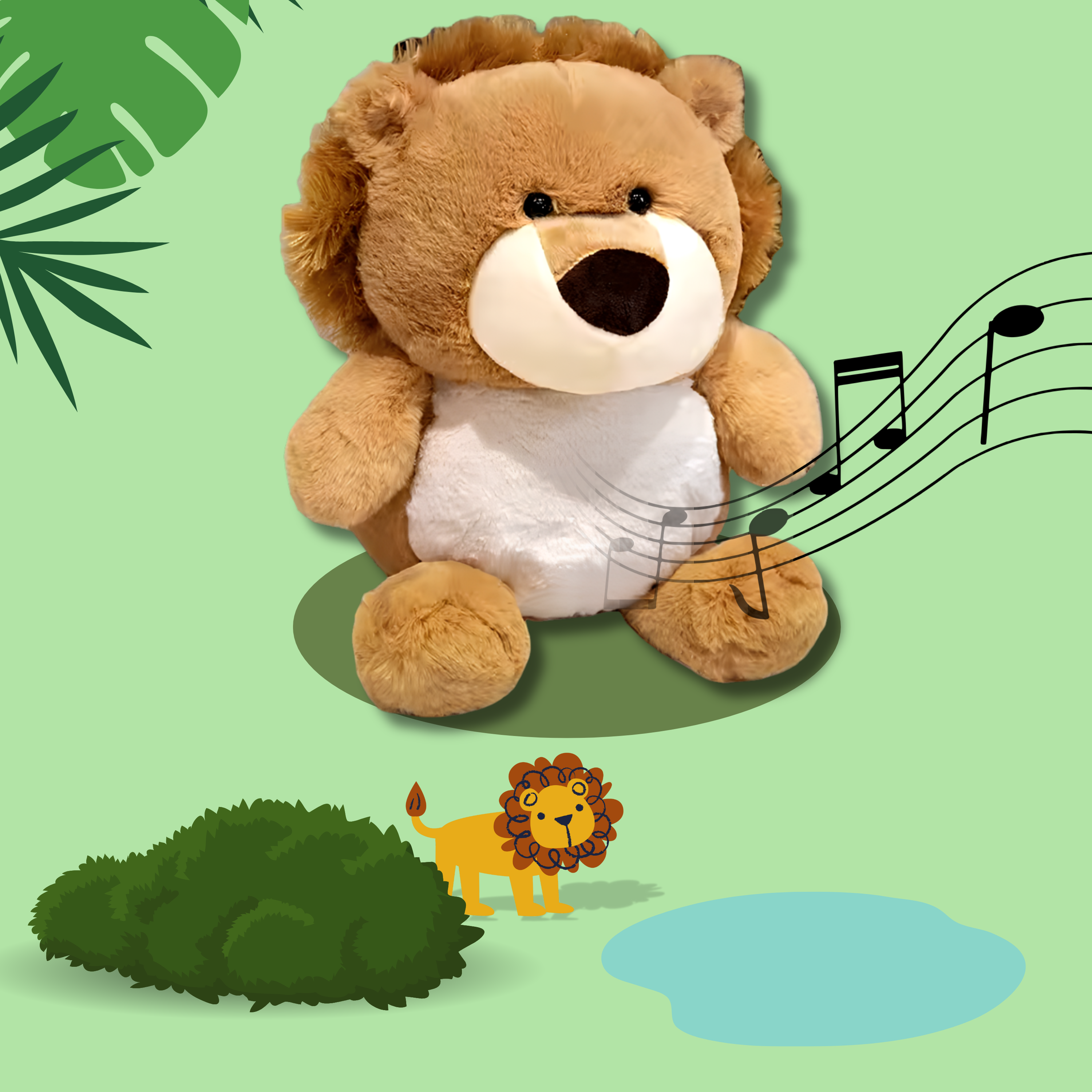 LittleBeats Lion White Noise Teddy