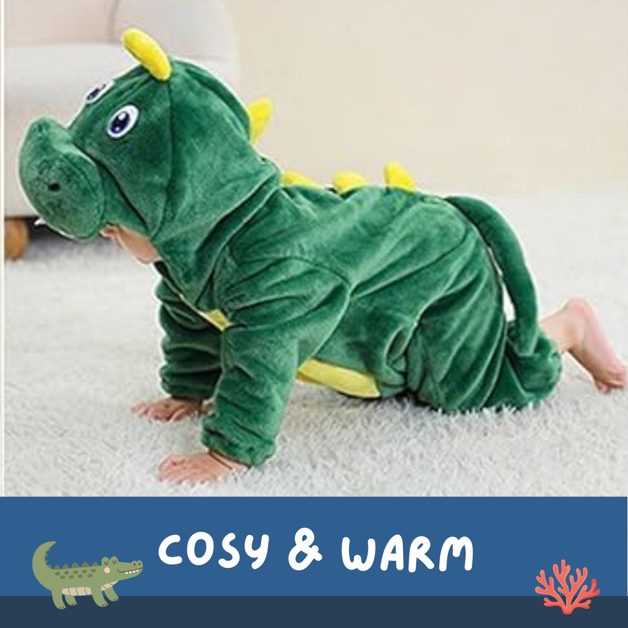 LittleBeats Crocodile Onesie