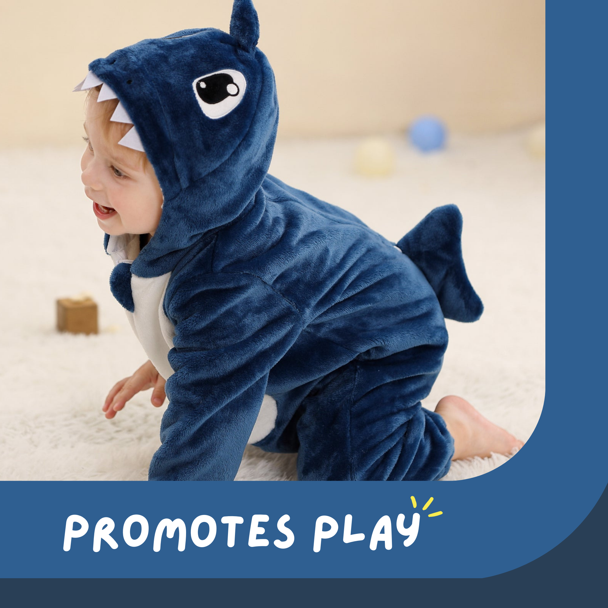 LittleBeats Shark Onesie