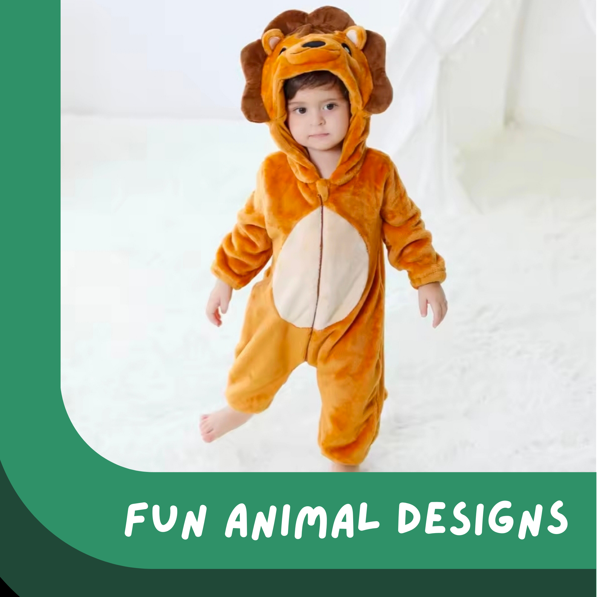 LittleBeats Dark Lion Onesie