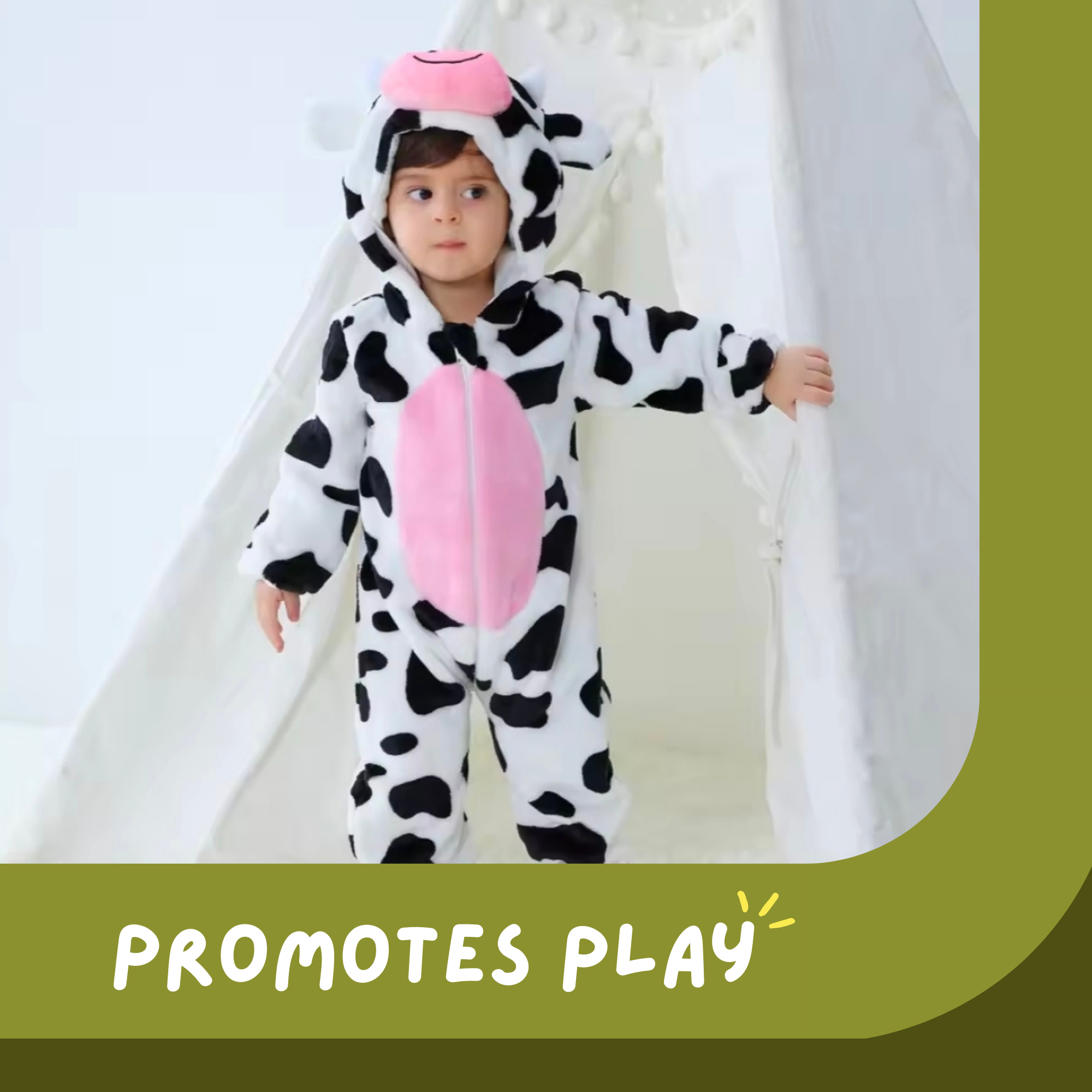 LittleBeats Cow Onesie
