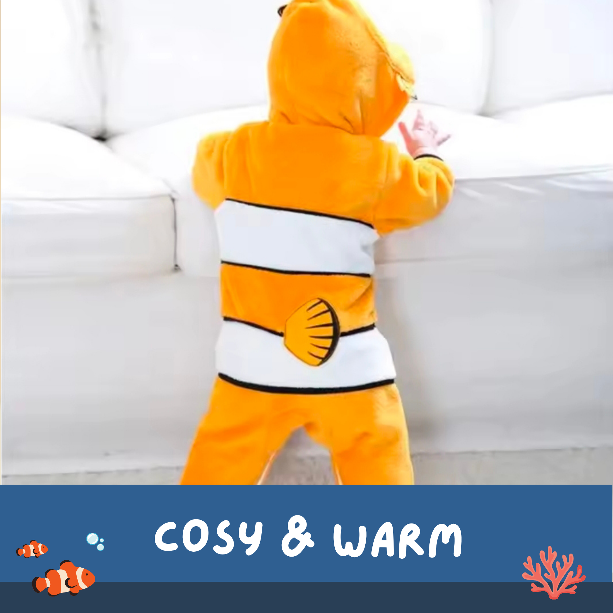 LittleBeats Clown Fish Onesie