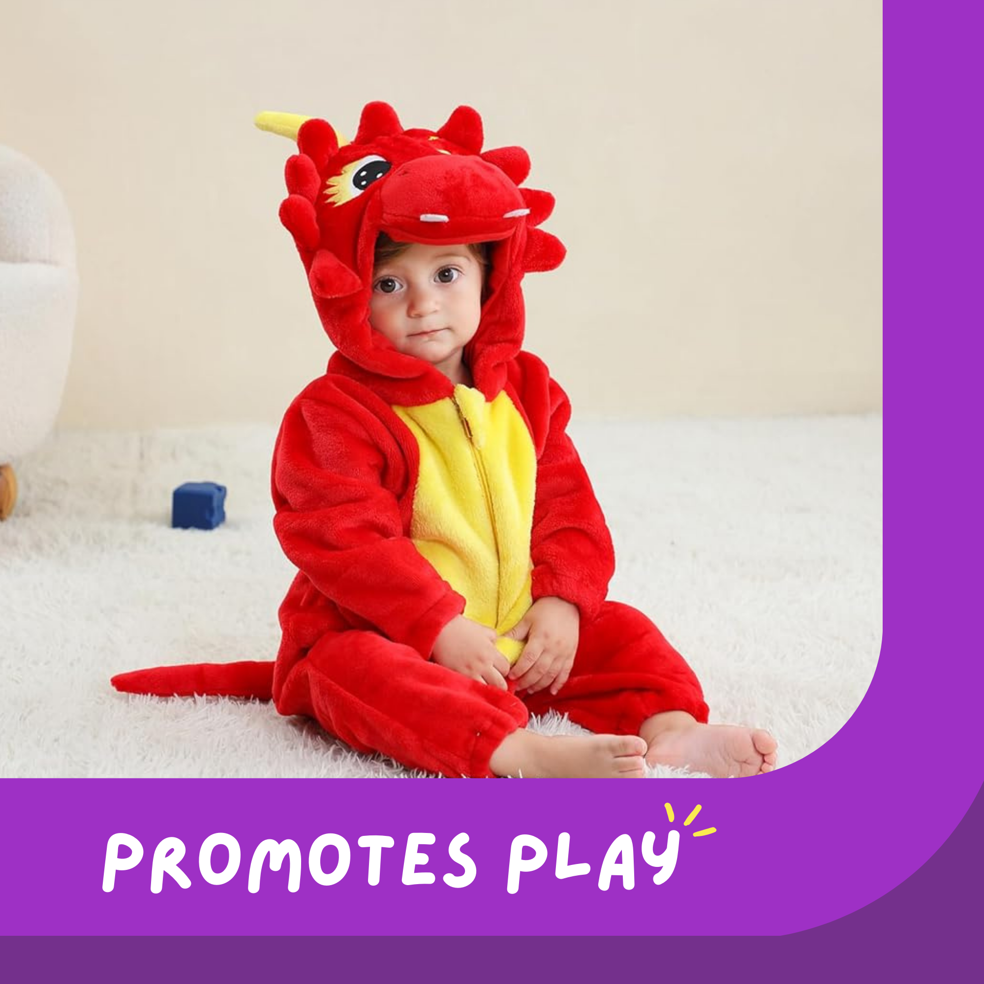 LittleBeats Red Dragon Onesie