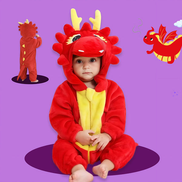 LittleBeats Red Dragon Onesie