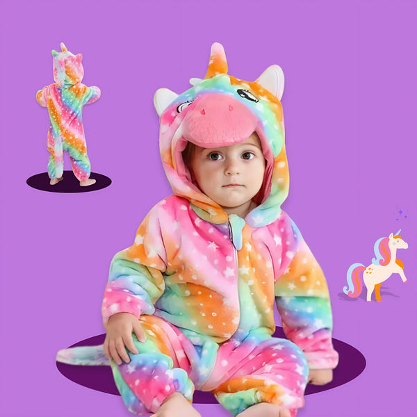 LittleBeats Rainbow Unicorn Onesie