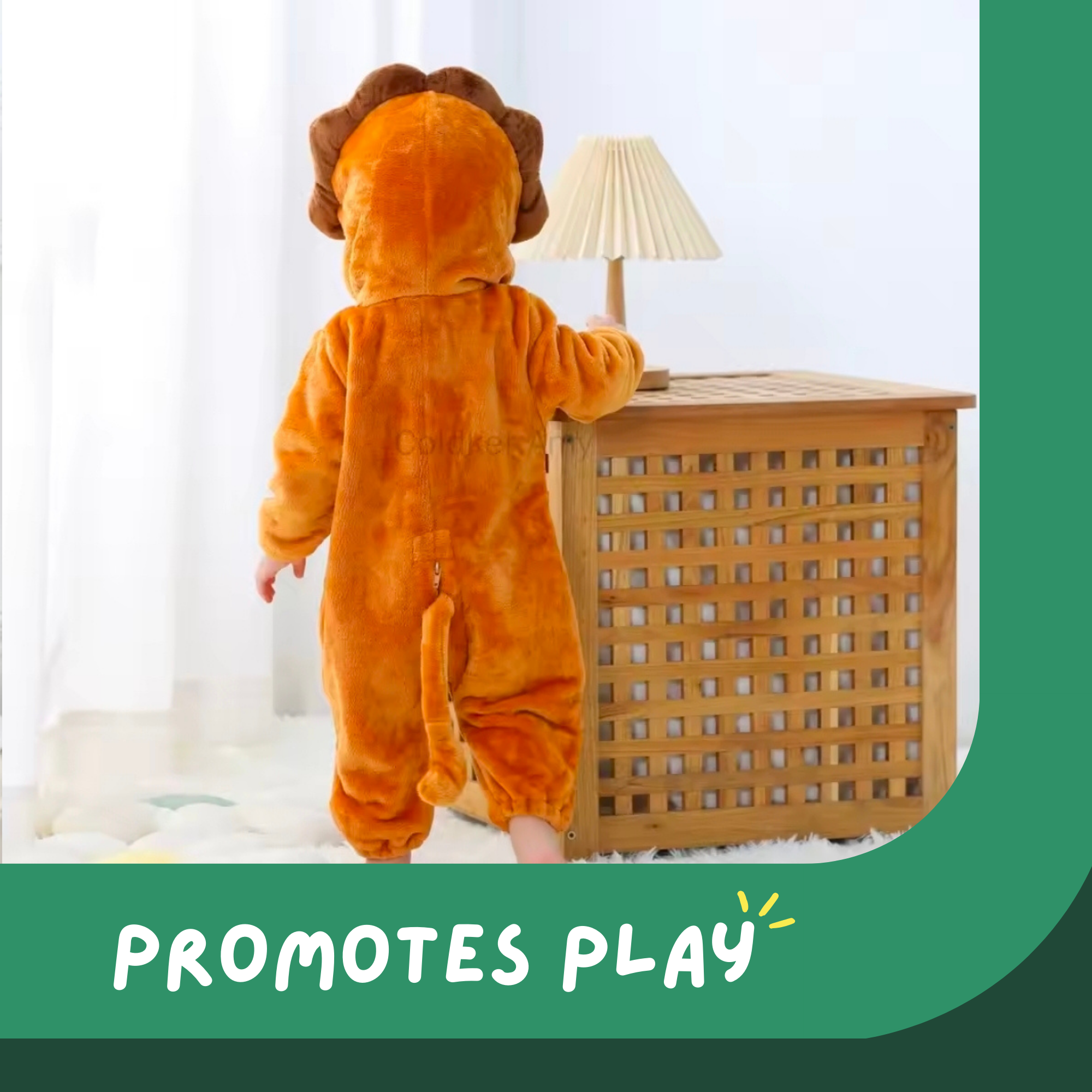 LittleBeats Dark Lion Onesie