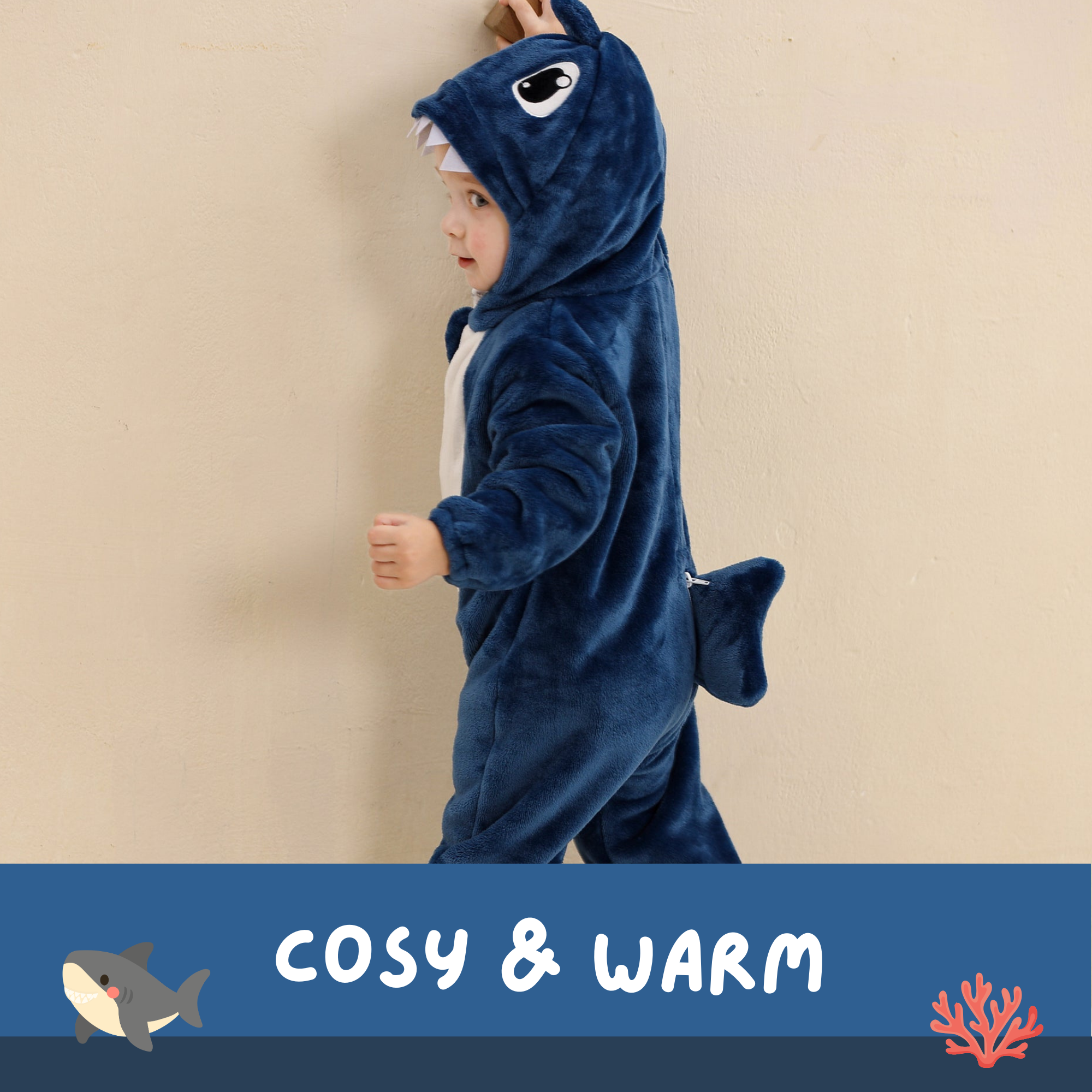 LittleBeats Shark Onesie