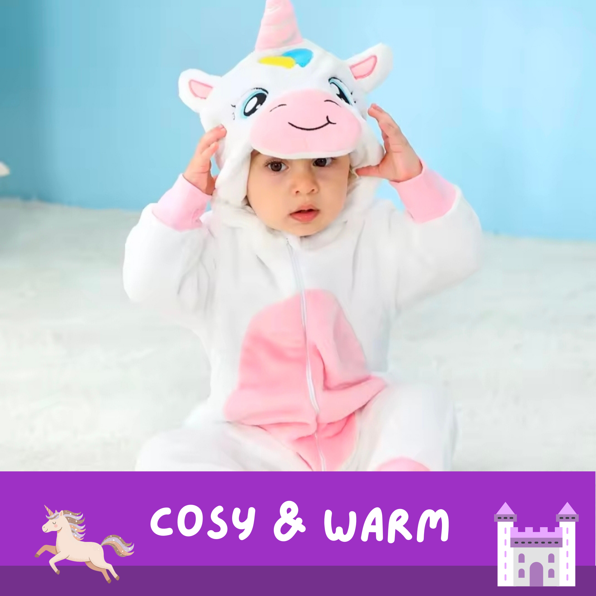 LittleBeats Unicorn Onesie
